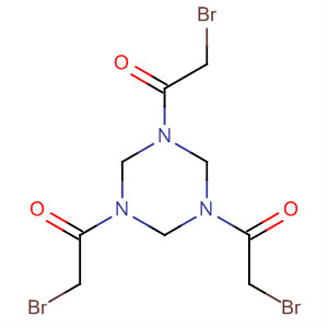 Structure of 1,3,5-Triazine, 1,3,5-tris(bromoacetyl)hexahydro-