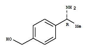 Structure of Benzenemethanol, 4-[(1R)-1-aminoethyl]-