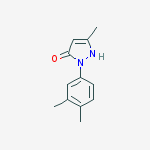 Structure of 1-(3,4-Dimethylphenyl)-3-methylpyrazol-5-ol