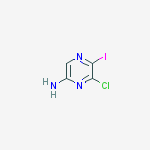 Structure of 6-Chloro-5-iodo-2-pyrazinamine