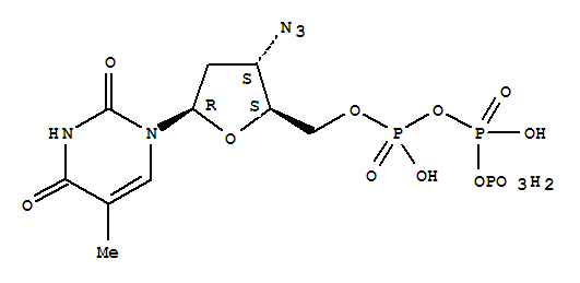 Zidovudinetriphosphate结构式