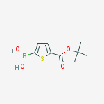 Structure of 5-TERT-BUTOXYCARBONYLTHIOPHENE-2-BORONIC ACID