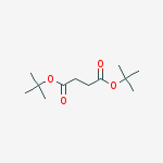 Butanedioic acid, bis(1,1-dimethylethyl) ester结构式