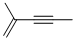 Structure of 2-METHYL-1-PENTEN-3-YNE