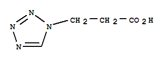 Structure of 3-TETRAZOL-1-YL-PROPIONIC ACID