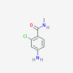 Structure of 4-amino-2-chloro-N-methylbenzamide