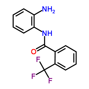 Structure of N-(2-aminophenyl)-2-(trifluoromethyl)benzamide
