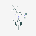 Structure of 5-tert-butyl-2-(2,4-dimethyl-phenyl)-2H-pyrazol-3-ylamine