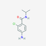 Structure of 4-amino-2-chloro-N-isopropylbenzamide