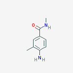Structure of 4-amino-N,3-dimethylbenzamide