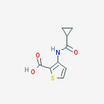 Structure of 3-[(Cyclopropylcarbonyl)aMino]-2-thiophenecarboxylic Acid