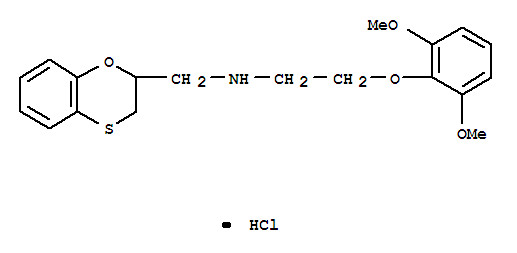 Structure of BENOXATHIAN HCL