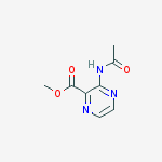 Structure of 3-Acetamidopyrazinecarboxylic acid methyl ester