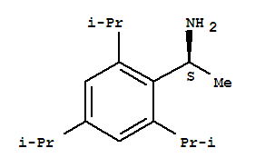 (AS)-A-甲基-2,4,6-TRIS(1-甲基乙基)-苯甲胺结构式