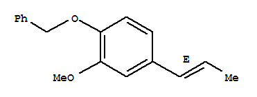 Structure of 1-BENZYLOXY-2-METHOXY-4-(1-PROPENYL)BENZENE
