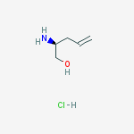 Structure of (S)-2-AMINOPENT-4-EN-1-OL HYDROCHLORIDE