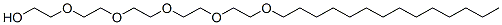 Structure of PENTAETHYLENE GLYCOL MONOTETRADECYL ETHE R