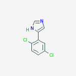 Structure of 4-(2,5-DICHLORO-PHENYL)-1H-IMIDAZOLE
