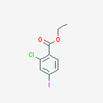 Structure of ETHYL 2-CHLORO-4-IODOBENZOATE
