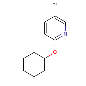 Structure of Pyridine, 5-bromo-2-(cyclohexyloxy)-