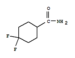 Structure of Cyclohexanecarboxamide, 4,4-difluoro-