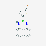 Structure of 2-(5-BroMo-2-thienyl)-2,3-dihydro-1H-naphtho[1,8-de][1,3,2]diazaborine