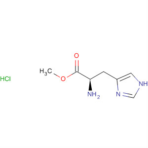 D-Histidine, methyl ester, monohydrochloride结构式