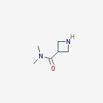 Structure of N,N-Dimethyl-3-azetidinecarboxamide