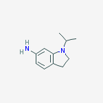 Structure of 1-ISOPROPYL-2,3-DIHYDRO-1H-INDOL-6-YLAMINE