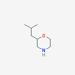 Structure of 2-ISOBUTYLMORPHOLINE