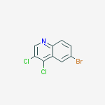 Structure of 6-bromo-3,4-dichloroquinoline