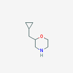 Structure of 2-(Cyclopropylmethyl)morpholine