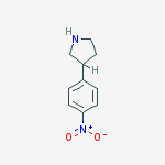 3-(4-Nitrophenyl)Pyrrolidine结构式