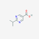 2-propan-2-ylpyrimidine-5-carboxylic acid结构式