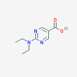 Structure of 2-(Diethylamino)-5-pyrimidinecarboxylic acid
