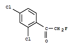 Structure of Ethanone,1-(2,4-dichlorophenyl)-2-fluoro-