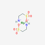 Magnesium;2-azanidylethanesulfonate结构式