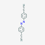 Structure of Diazene, bis(4-ethynylphenyl)-