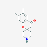 Structure of 6,7-dimethylspiro[3H-chromene-2,4'-piperidine]-4-one