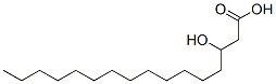Structure of 3-HYDROXYHEXADECANOIC ACID