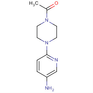 Piperazine, 1-acetyl-4-(5-amino-2-pyridinyl)-结构式