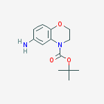 Structure of 6-AMINO-2,3-DIHYDRO-BENZO[1,4]OXAZINE-4-CARBOXYLIC ACID TERT-BUTYL ESTER