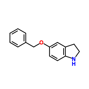 5-苄氧基吲哚啉结构式