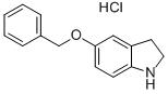 Structure of 5-BENZYLOXY-INDOLINE HCL
