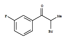 Structure of 2-bromo-3-fluoropropiophenone