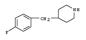 Structure of 4-(4-Fluorobenzyl)piperidine