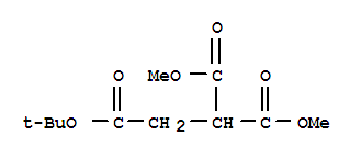 Structure of 1,1,2-Ethanetricarboxylic Acid, 2-(1,1-Dimethylethyl)1,1-Dimethyl Ester