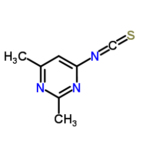 Structure of 4-isothiocyanato-2,6-dimethylpyrimidine