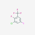 Structure of 1-Chloro-2-fluoro-5-iodo-3-(trifluoroMethyl)benzene