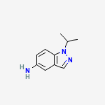 Structure of 1-ISOPROPYL-1H-INDAZOL-5-YLAMINE